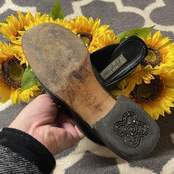 Vintage Brighton Slide-on Leather Shoes Made in Italy - Picture 4 of 14